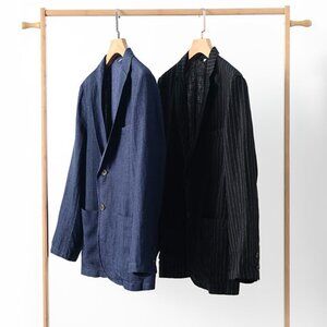 （Brand New）Men's Striped Linen Blazer [LINENESE-011]